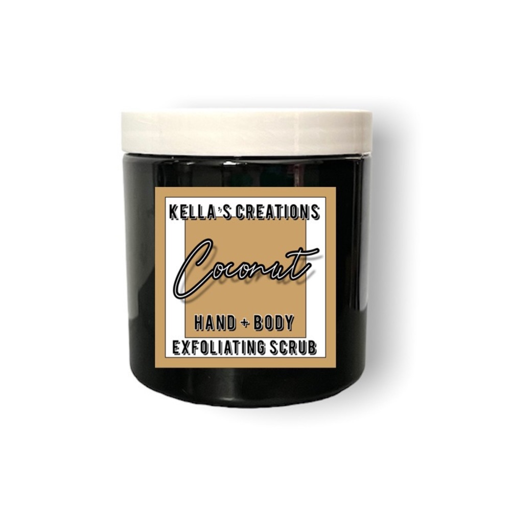 8oz Coconut Hand scrub